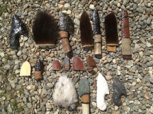 Flint knapped blades and tools