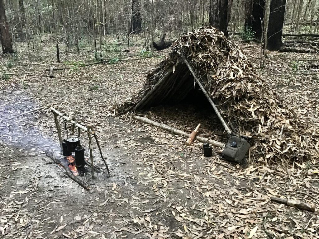 Bushcraft Survival Australia - Natural Debris Shelter